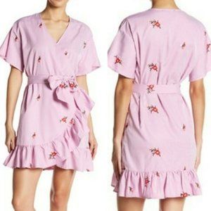 Romeo & Juliet Couture Floral Striped Wrap…